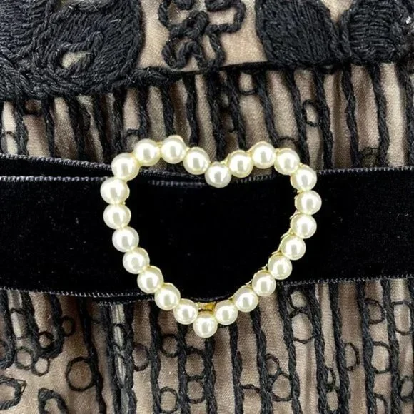 Foxiedox Asha Embroidered Lace A-Line Dress NWT Sz L - Picture 9 of 12